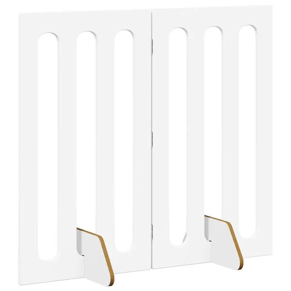 vidaXL Faltbarer Haustierzaun 2 stk. Weiß 100, 5 x 38 x 90 cm
