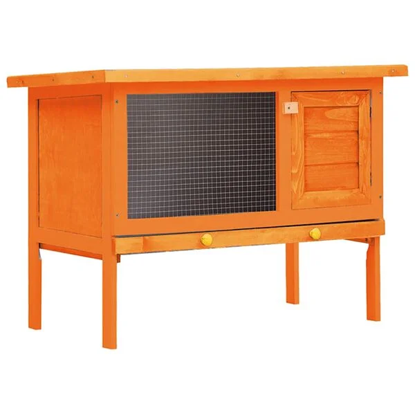 Kaninchenstall Kleintierhaus Hasenstall 1 Ebene Holz