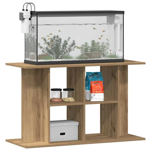 vidaXL Aquariumständer Artisan Oak 100x40x60 cm Holzwerkstoff