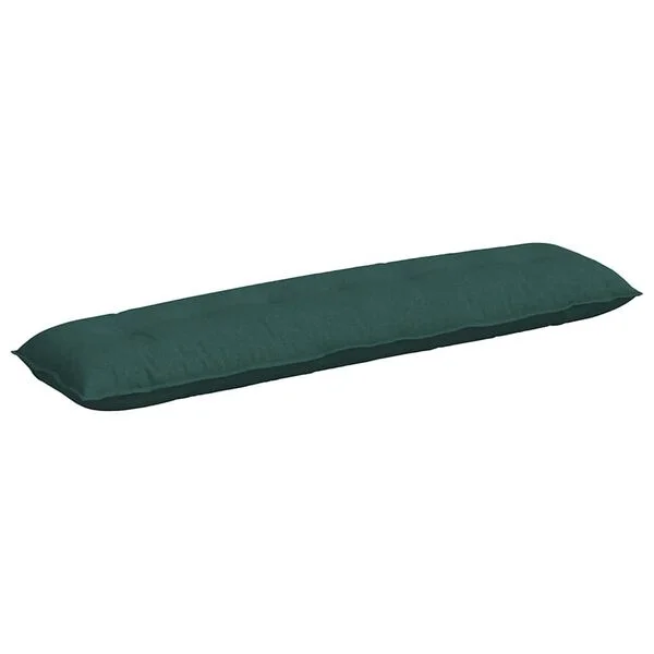 vidaXL Rückenkissen Dunkelgrün 200 x 19 x 50 cm Stoff