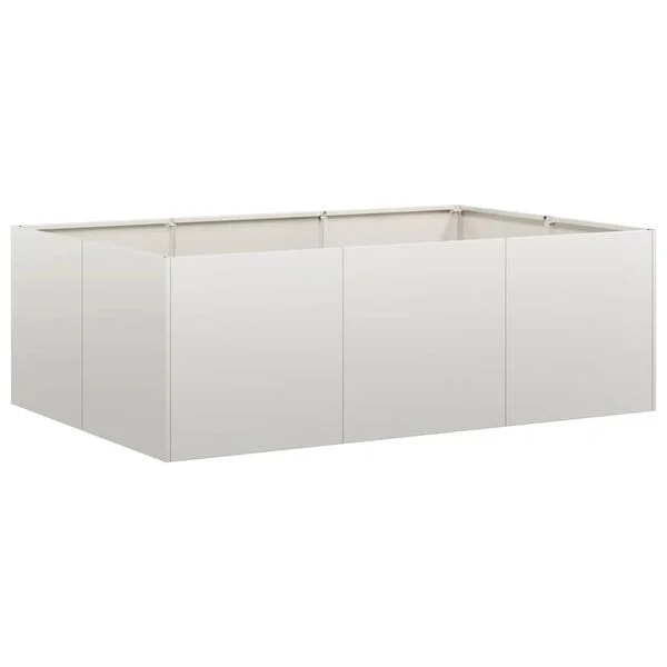 vidaXL Pflanzkübel 120x80x40 cm Edelstahl
