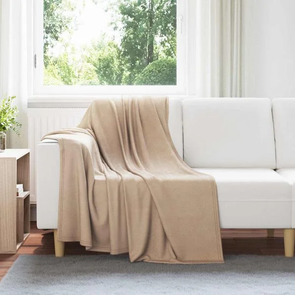 vidaXL Wohndecken 24 stk. Kamel 170 x 130 cm 8.06 kg Fleece