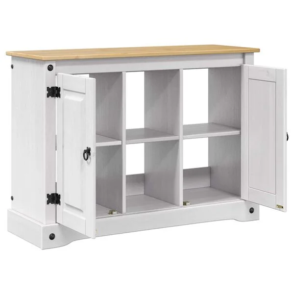 vidaXL Aquariumständer CORONA Weiß und Braun 101, 5 x 37 x 73 cm 300 kg