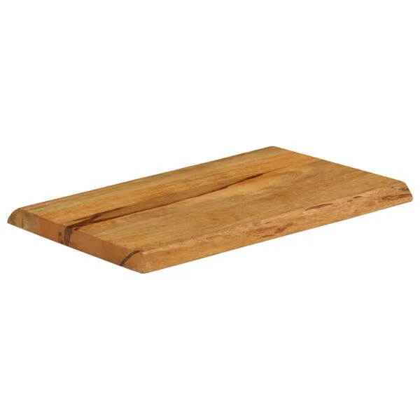 vidaXL Tischplatte mit Baumkante 70x40x3, 8 cm Massivholz Mango