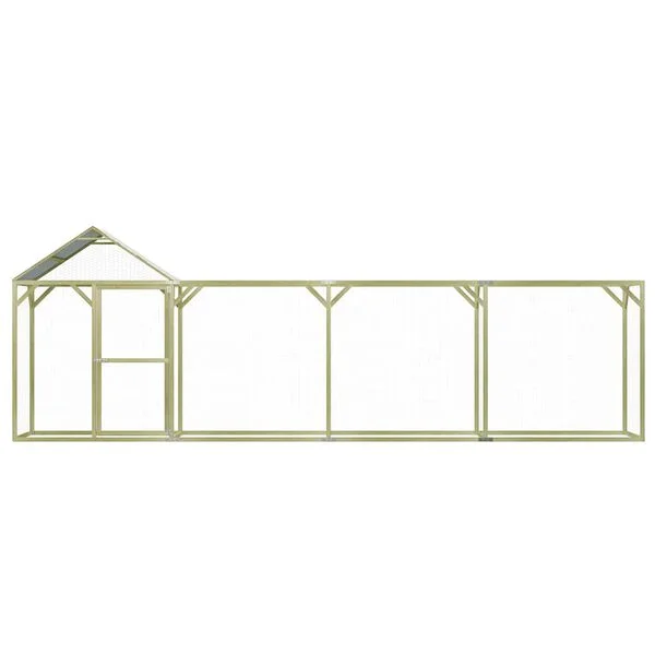 vidaXL Hühnerkäfig 6x1, 5x2 m Kiefernholz Imprägniert