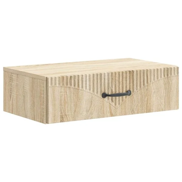 vidaXL Wandmontierter Beistelltisch 59 x 34, 5 x 17 cm Holzwerkstoff