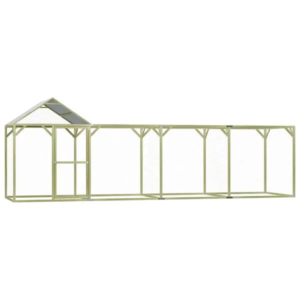 vidaXL Hühnerkäfig 6x1, 5x2 m Kiefernholz Imprägniert