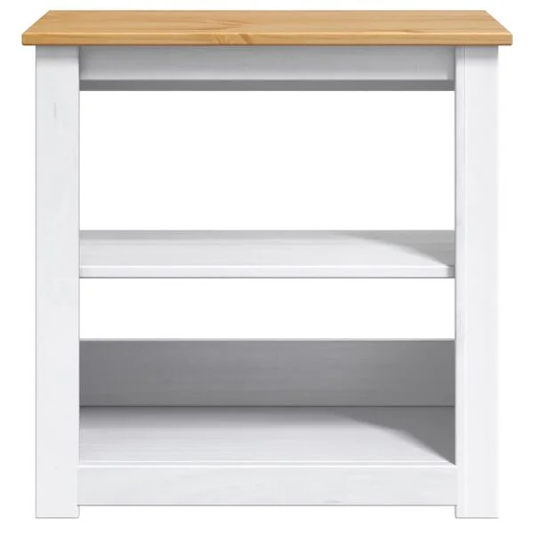 vidaXL Aquariumständer PANAMA Weiß und Braun 60 x 30 x 60 cm 150 kg