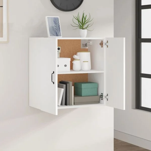vidaXL Wandschrank Weiß 60x31x60 cm Holzwerkstoff