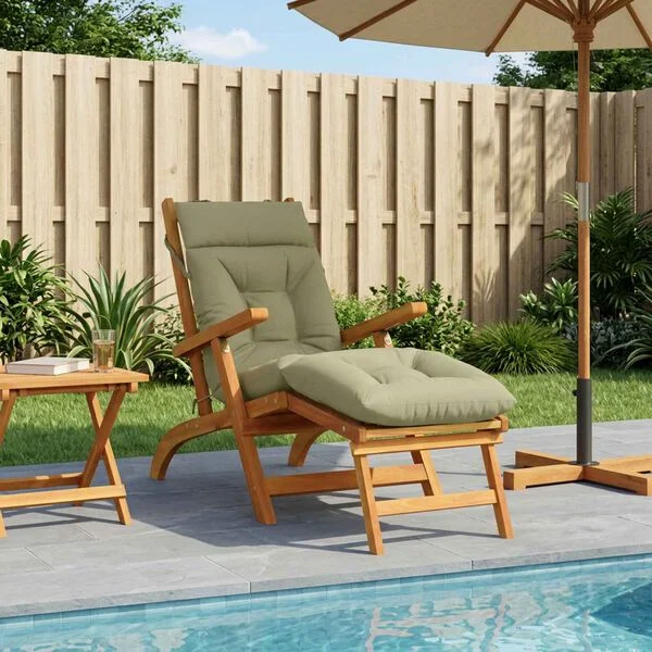 vidaXL Sonnenliege Kissen VIANEN 100 % Polyester Hellgrün