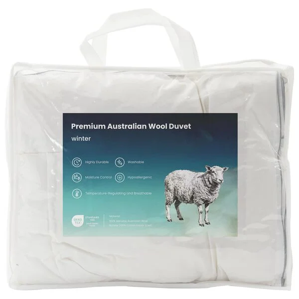 vidaXL Bettdecke TRIER 200x220 cm 4 Jahreszeiten 350 GSM Weiß