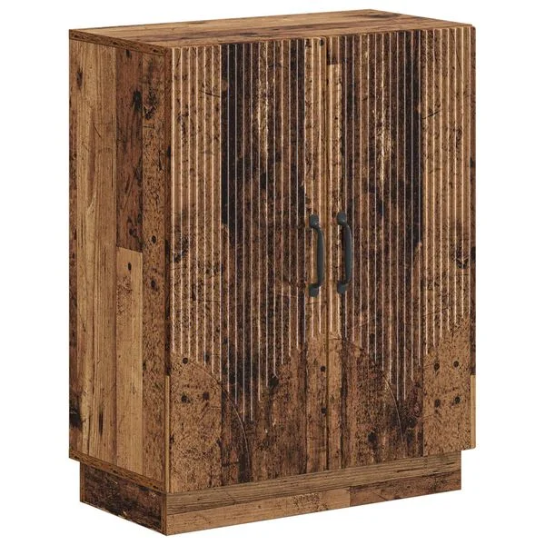 vidaXL Badezimmer Aufbewahrungsschrank HOORN Altholz 59, 5 x 31 x 77 cm
