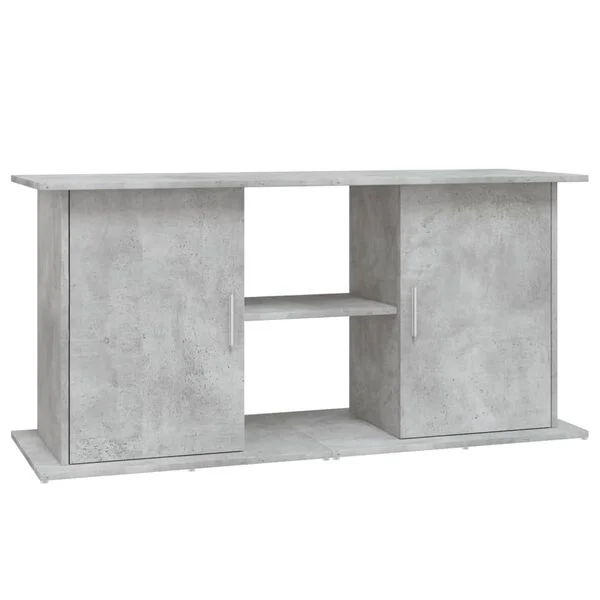 vidaXL Aquariumständer Betongrau 121 x 41 x 58 cm Holzwerkstoff