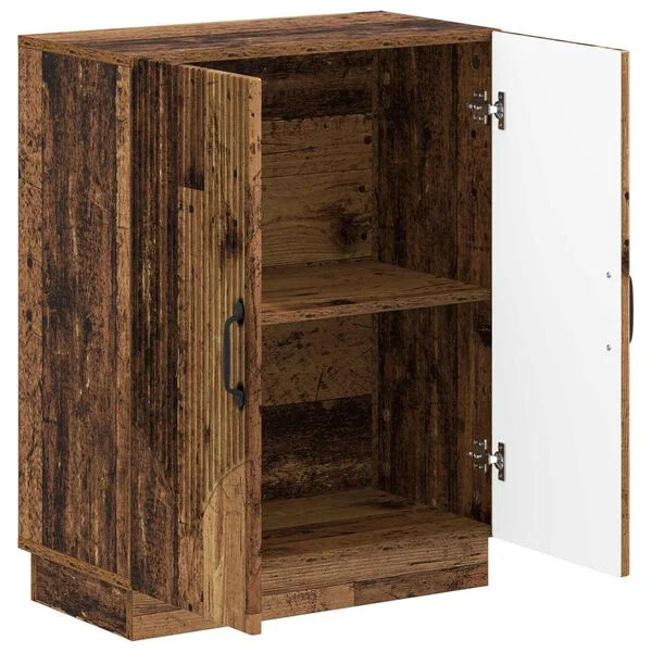 vidaXL Badezimmer Aufbewahrungsschrank HOORN Altholz 59, 5 x 31 x 77 cm