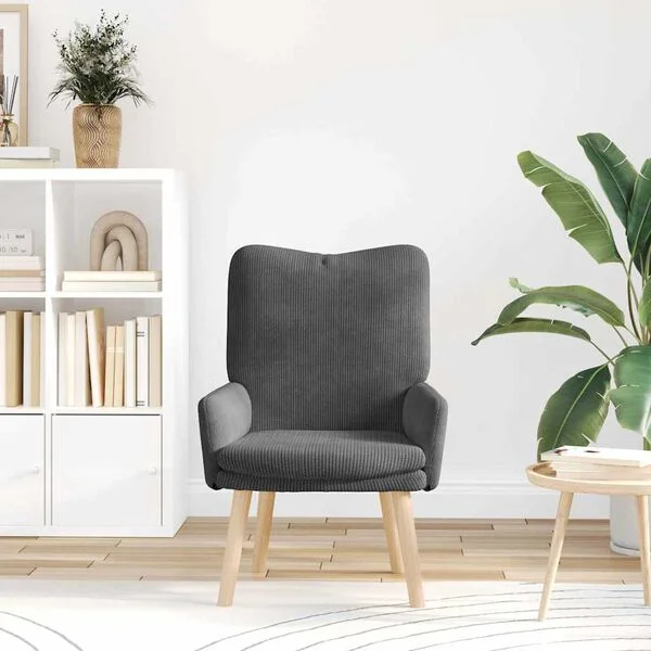 vidaXL Sessel Dunkelgrau 63 x 67 x 94 cm Stoff
